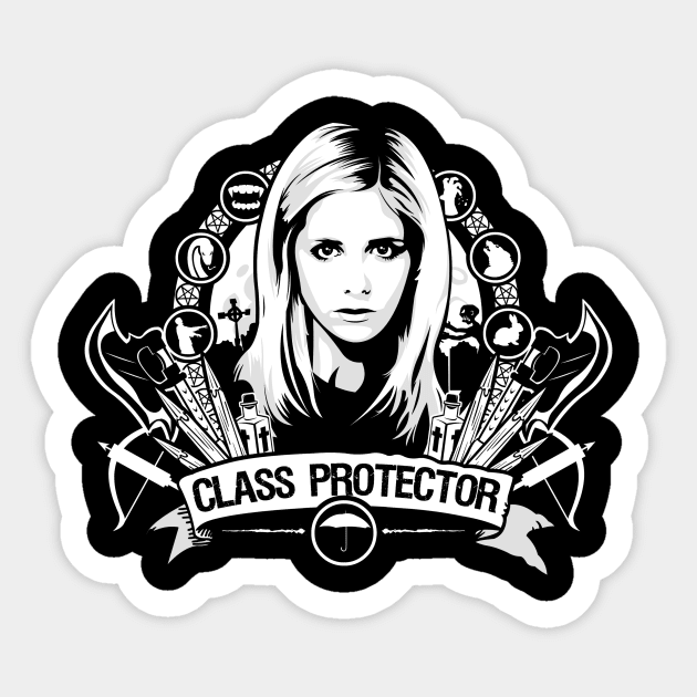 Class Protector Sticker by TomTrager